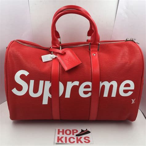 supreme louis vuitton duffle bag retail price|louis vuitton supreme foulard.